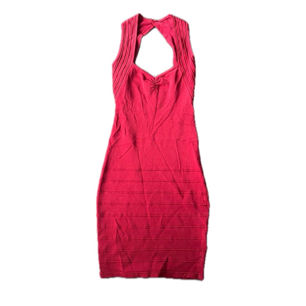 Red cocktail dress Marciano